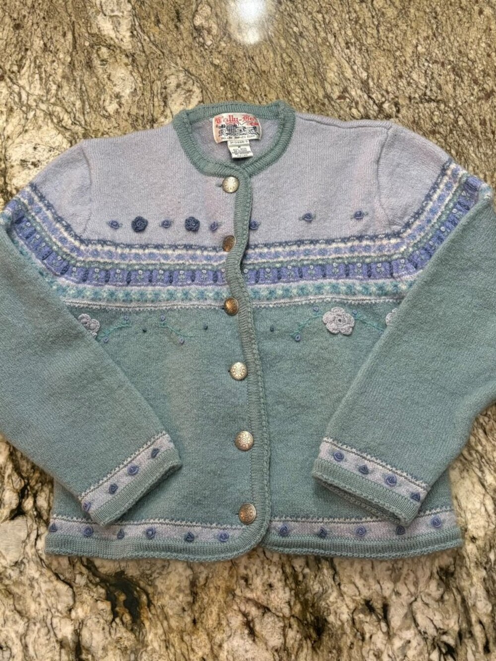 Vintage Wool Cardigan Sweater